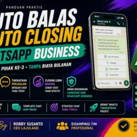 Balas chat otomatis, closing lebih banyak, tanpa biaya tambahan & tanpa ribet setup
