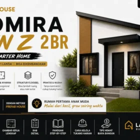 Blueprint HOMIRA GenZ Prefab House, Bangun Smartliving Tanpa Kontraktor