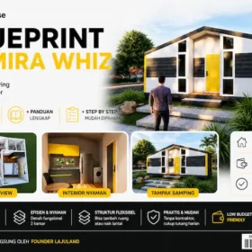 Blueprint HOMIRA Whiz Prefab House, Bangun Smartliving Tanpa Kontraktor