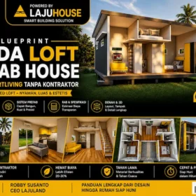 Blueprint STUDA Loft Prefab House, Bangun Smartliving Tanpa Kontraktor