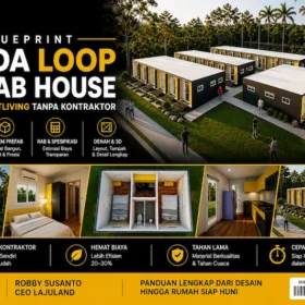 Blueprint STUDA Loop Prefab House, Bangun Smartliving Tanpa Kontraktor
