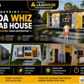 Blueprint STUDA Whiz Prefab House, Bangun Smartliving Tanpa Kontraktor